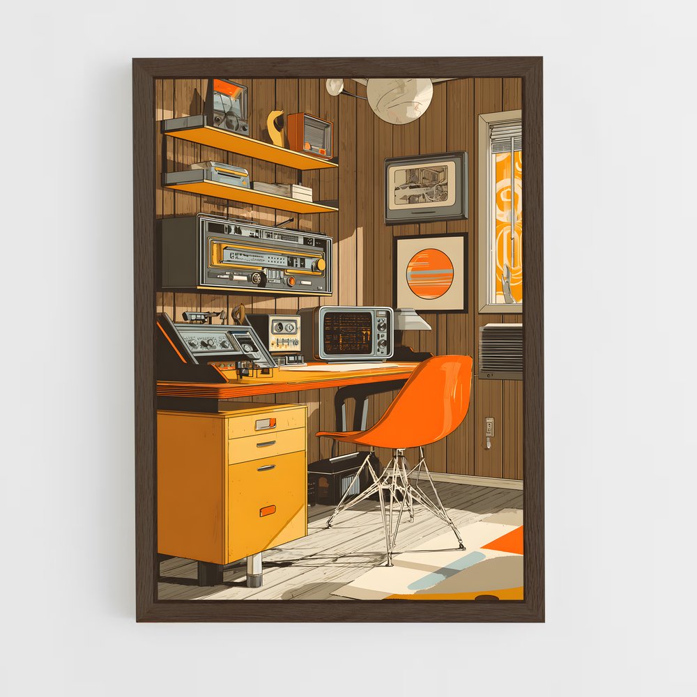 Poster Nostalgie Télévisée – affiche Espace rétro (vue 5)